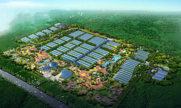 规划效果图 农业未来发展的视觉蓝图